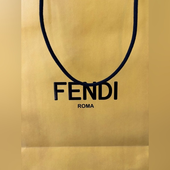 Fendi Yellow Shopping Bag - Picture 2 of 7